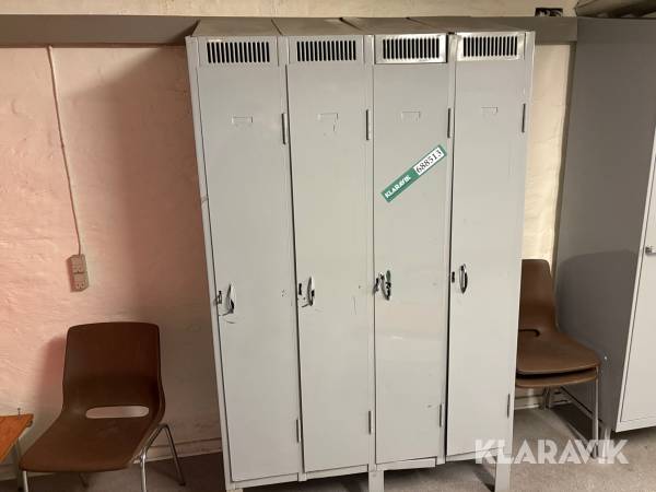 Omklædningsskabe 2 sektioner