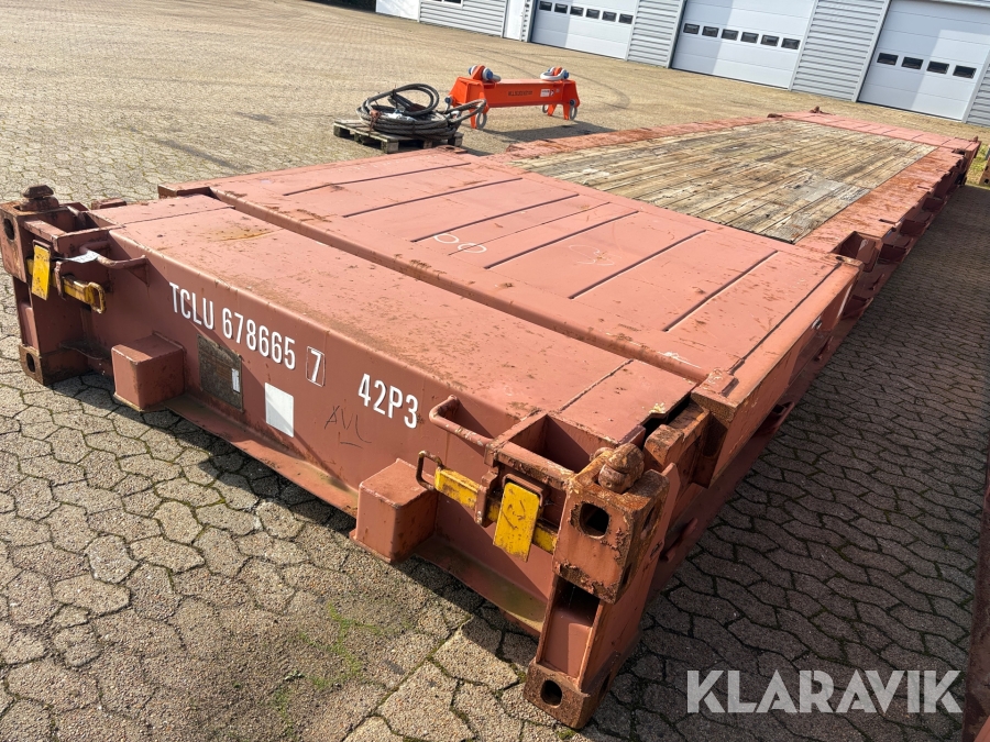 Sammenklappelig flat rack-container PT. ASPEK KUMBONG KB40-FR-11R2 - 40 fods