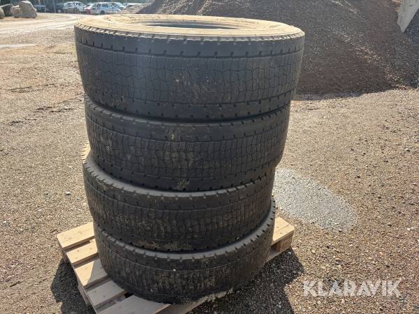 Dæk Bridgestone Ecopia 315/70R22,5 træk 4 styk