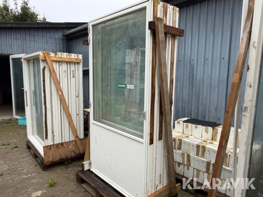 Terrassedøre Velfac 3 styk