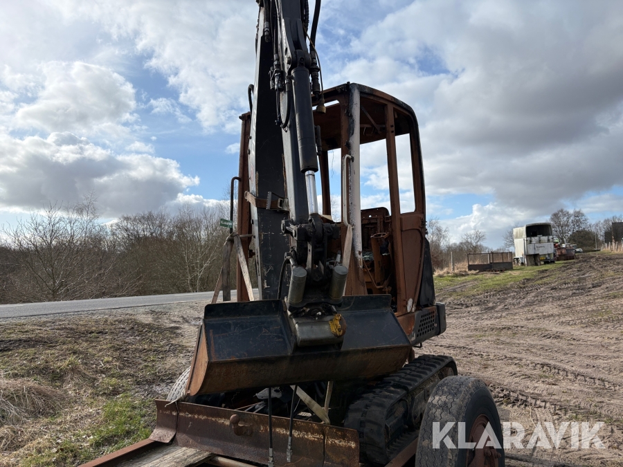 Gravemaskine Terex Tc20 med blokvogn