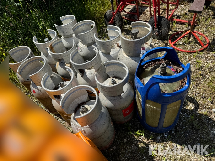 Tomme Gasflasker Kosangas og Primagaz