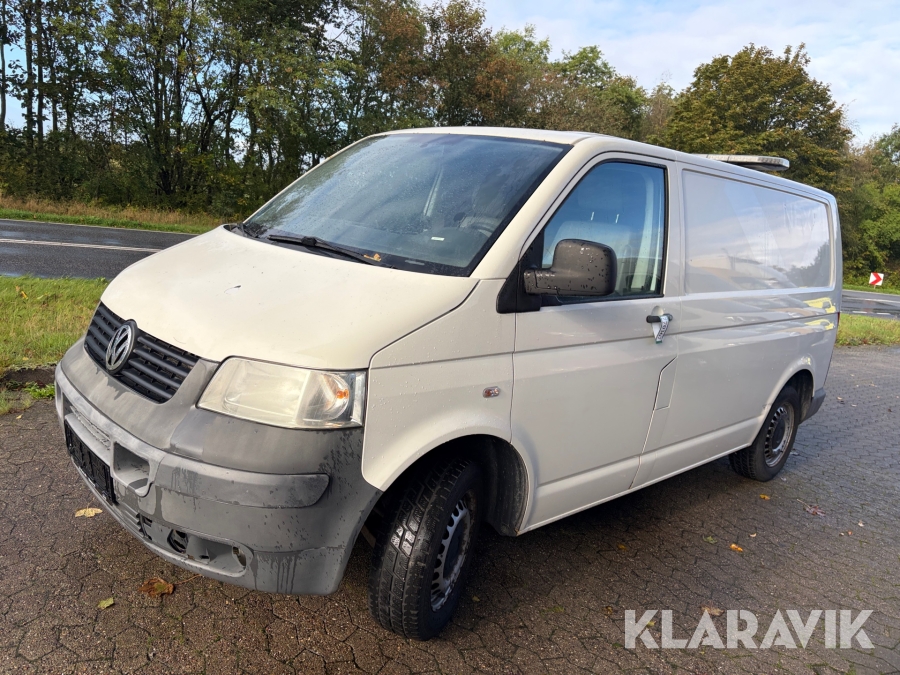 Varebil Volkswagen Transporter kassevogn 2,5 TDI