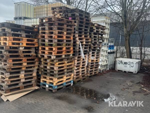 Europaller med rammer Europalle 120x80cm ca 150 styk af hver