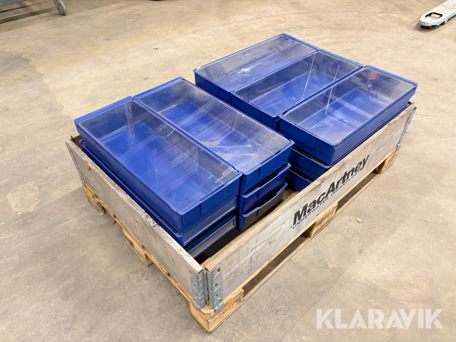Industrielle plast opbevaringskasser Perstorp Plastic Systems 9133 - 15 styk