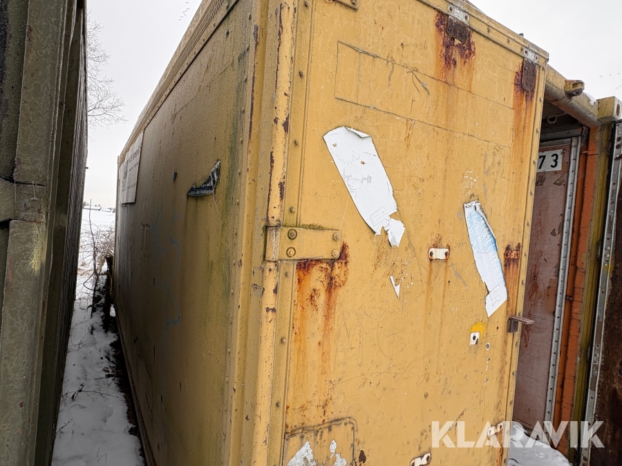 Container 20 fod med fibertræsider, Roskilde, Klaravik aukti
