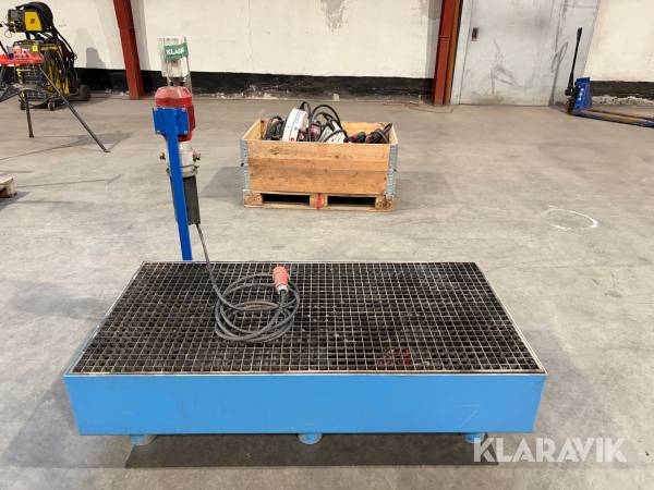 Miljøkar med pumpe aluminium