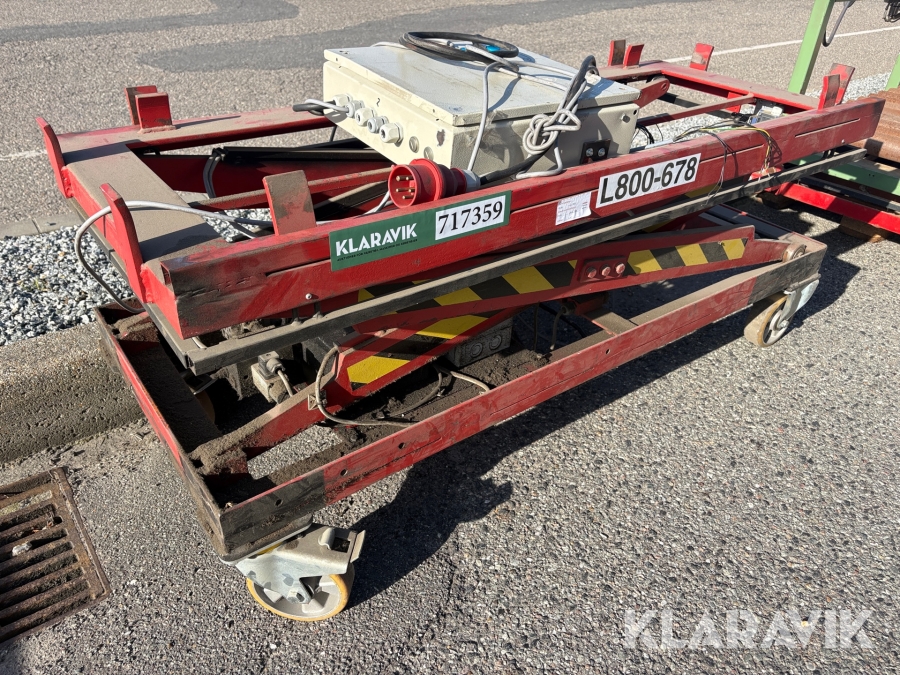 Løftebord - Max 500 kg.