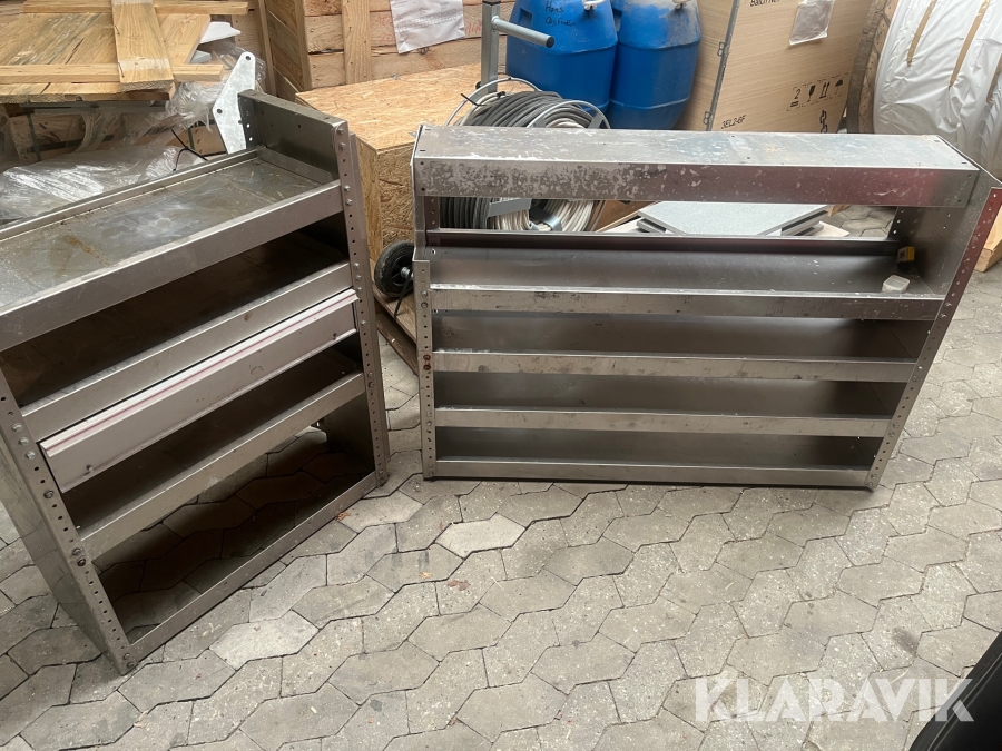 Bilreol 2 styk aluminium