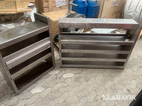 Bilreol 2 styk aluminium