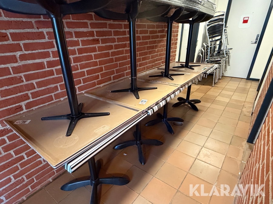 Restaurantmøbler SM France 8 borde og 13 stole