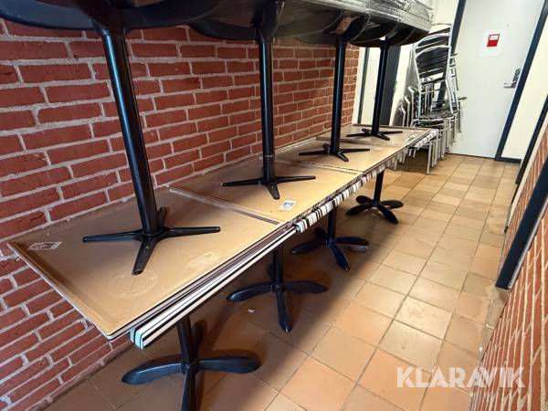 Restaurantmøbler SM France 8 borde og 13 stole