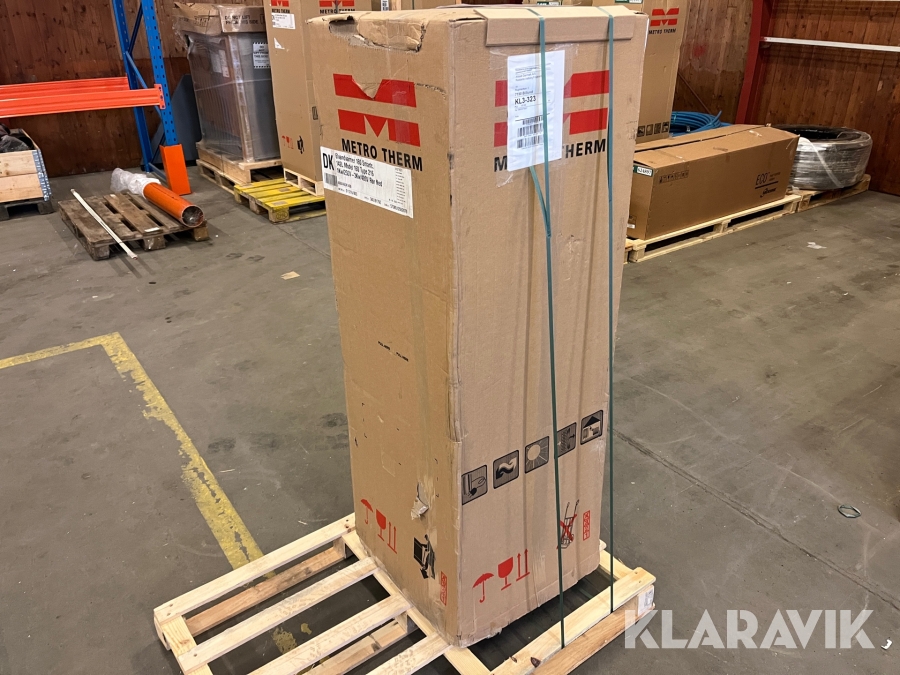 Elvandvarmer Metro Therm Model 160 - 142L Type 216 rør ned