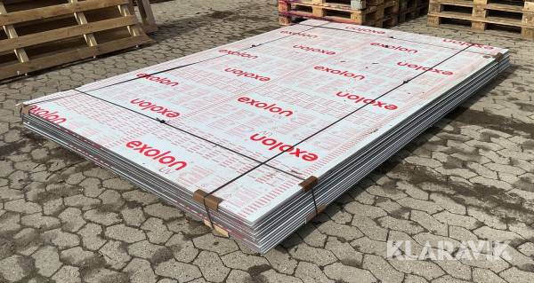 Exolon klar 10 mm 205 x 305 cm 16 styk 