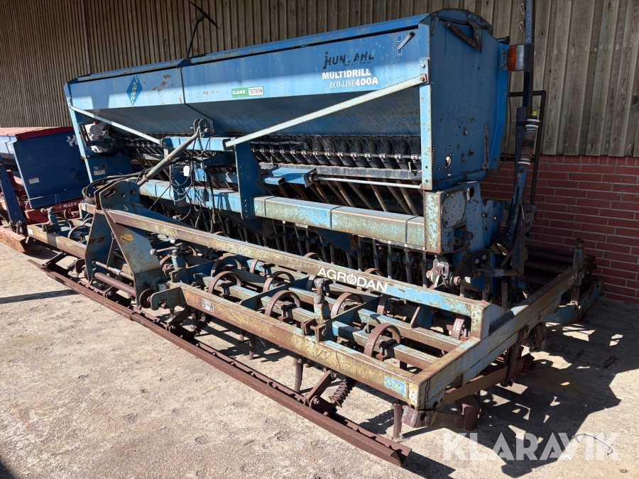 Kombiharve med planke og såmaskine Agrodan Multidrill 400a