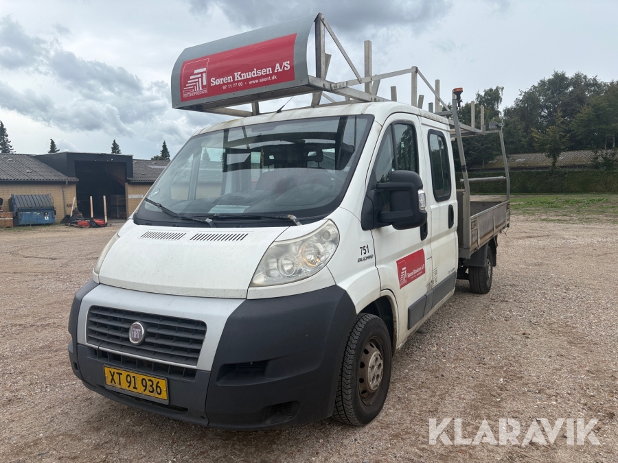 Ladbil Fiat Ducato 35L Dobbeltkabine 2,3 MJT med overbygning