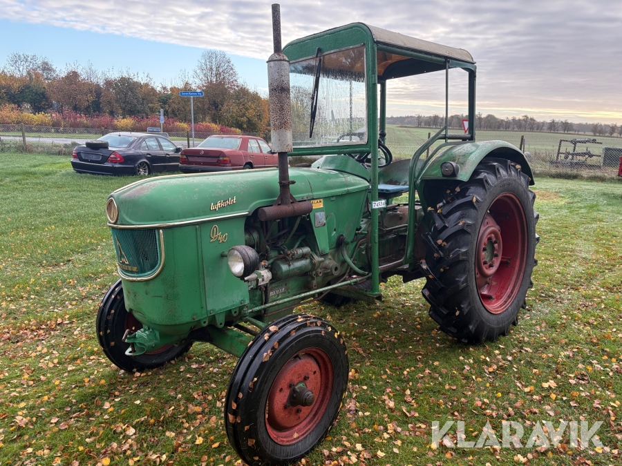 Veterantraktor Deutz D40 luftkølet F3L 812