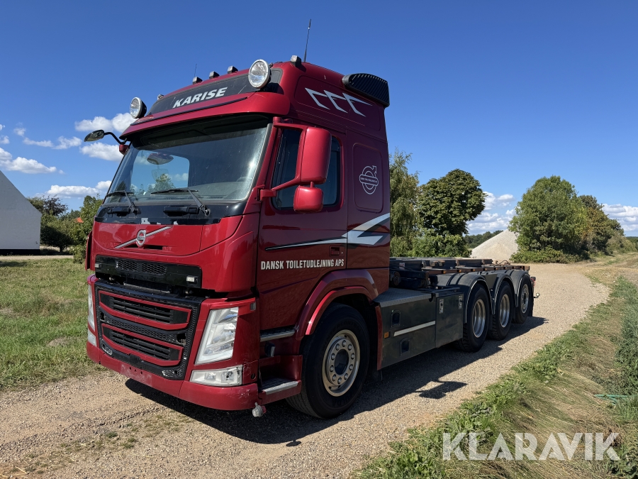 Lastbil Volvo FM500 triden med wirehejs 8x4
