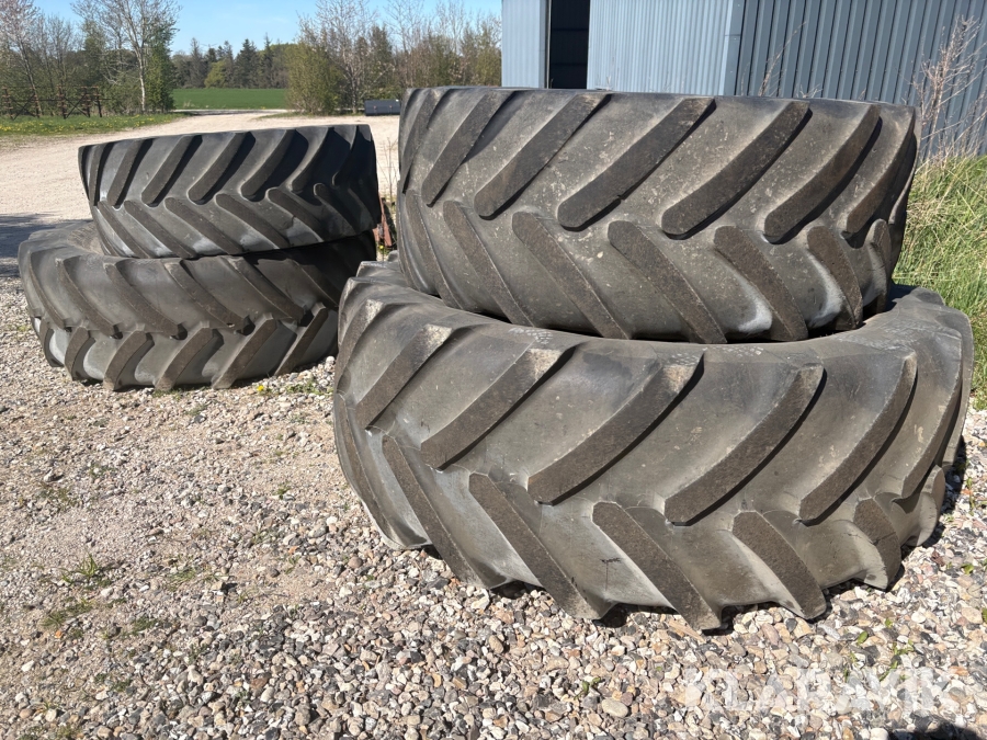 Landbrugs dæk Michelin MultiBib 2 forhjul og 2 baghjul