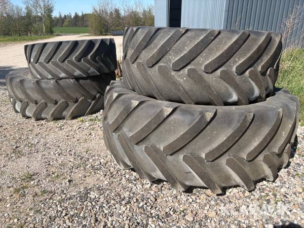 Landbrugs dæk Michelin MultiBib 2 forhjul og 2 baghjul
