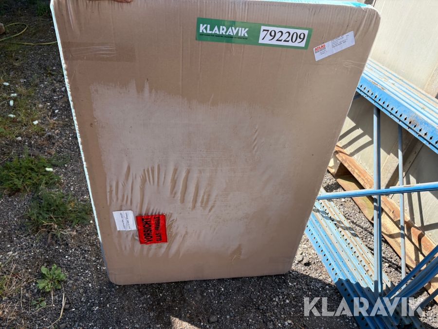 Glasrude til Terex og Atlas gravemaskine