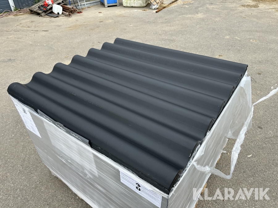 Bølgeplader Euronit 700T FK sort 150 styk