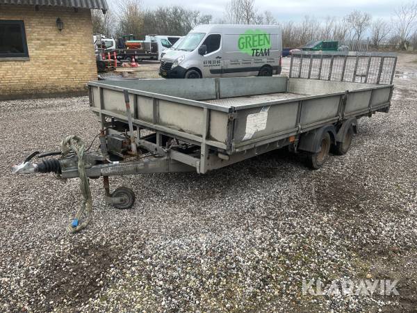 Maskintrailer Ifor williams fuld alubund