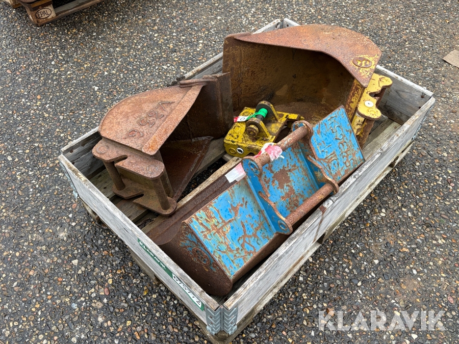 Skovle og adapter til lynskifte