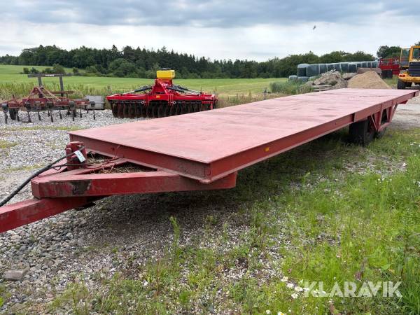Halmvogn med bremser