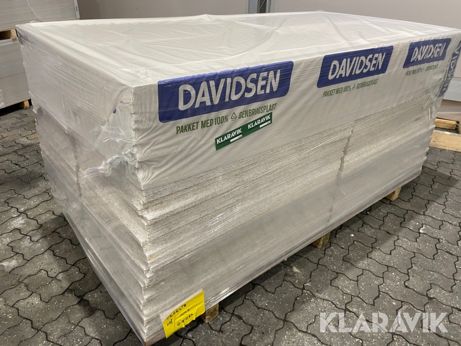 Træbeton Troldtekt 120x60 ultrafin Hvid