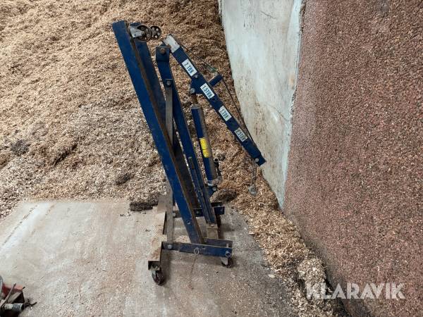 Værkstedskran sammenklappelig