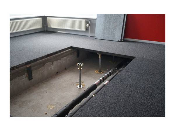 EDB gulv / installations gulv R&M 60x60 cm 28 paller - 470 plader