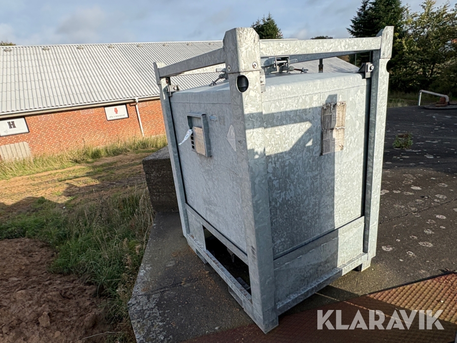 Stål tank Otto Entsorgungssyteme 1000L