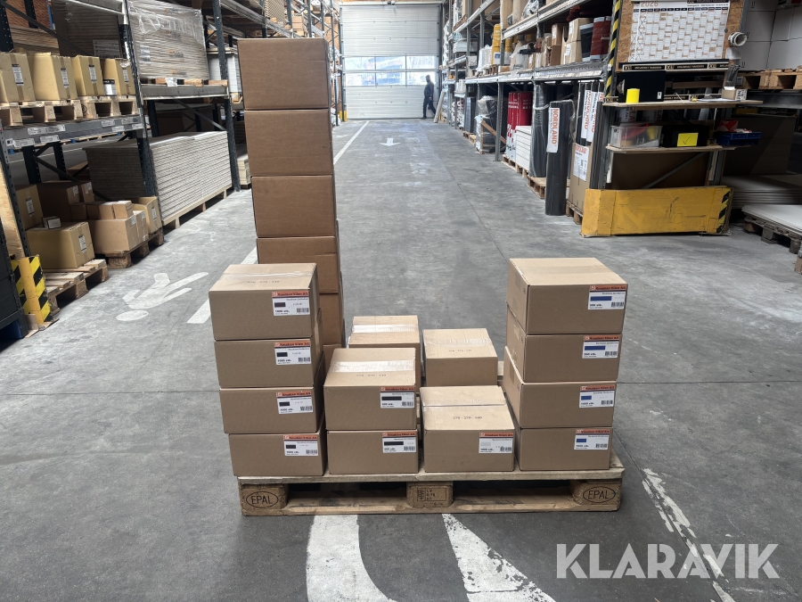 Styrekodser Knudsen 19 kasser