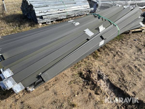 Komposit terrassebrædder Sort, 160 styk