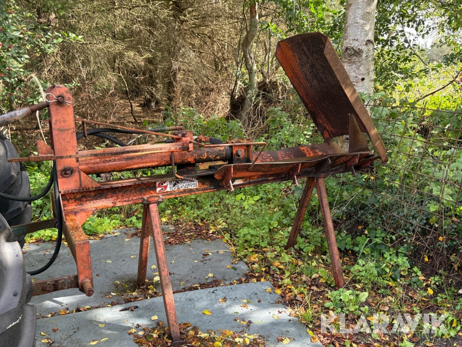 Hydraulisk brændekløver Stenholts maskinfabrik 6 tons