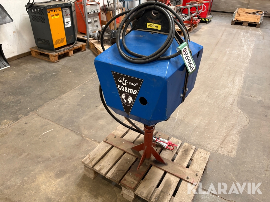 Hydraulisk vakuumsug AL-vac Cosmo med stativ