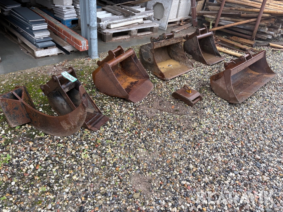 Skovlesæt - 7 enheder i alt