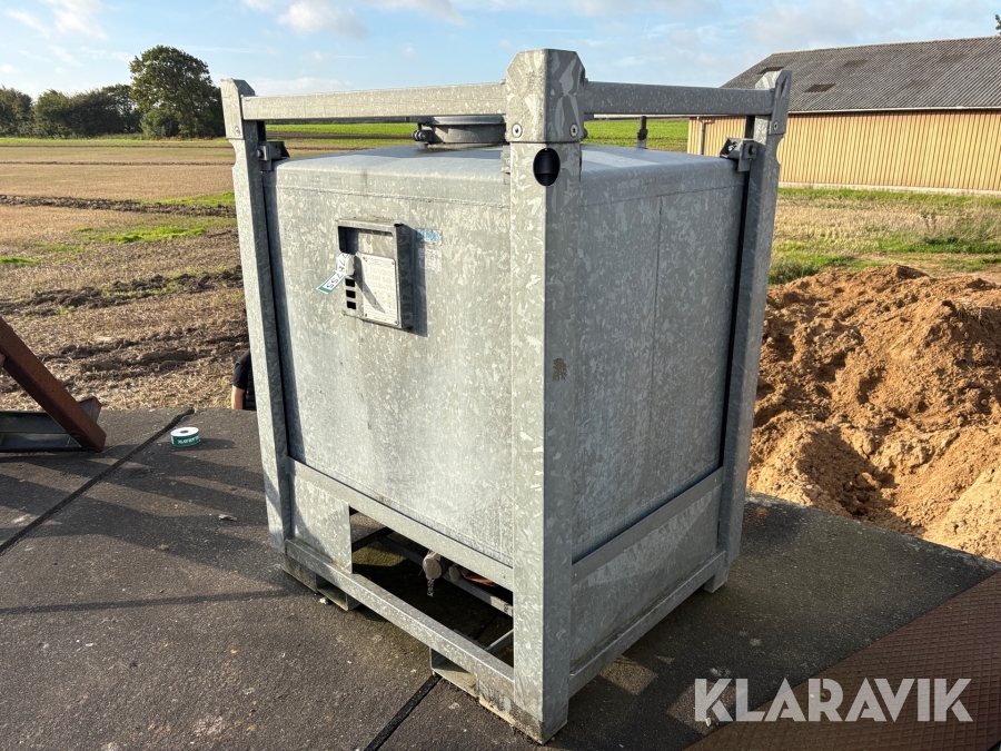 Ståltank Otto Entsorgungssyteme 1000L