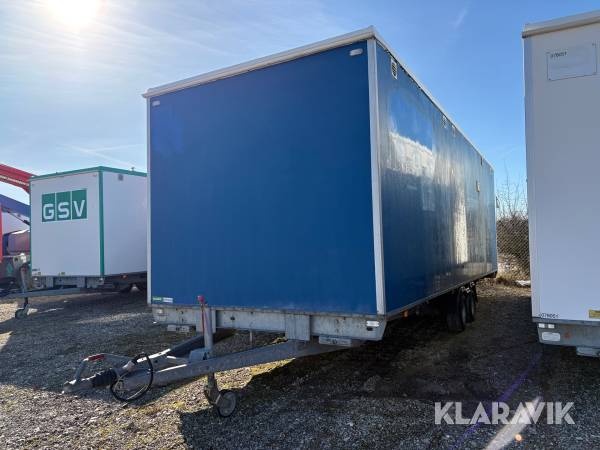 Beboelses Letvogn med kværn Scanvogn 2000kg