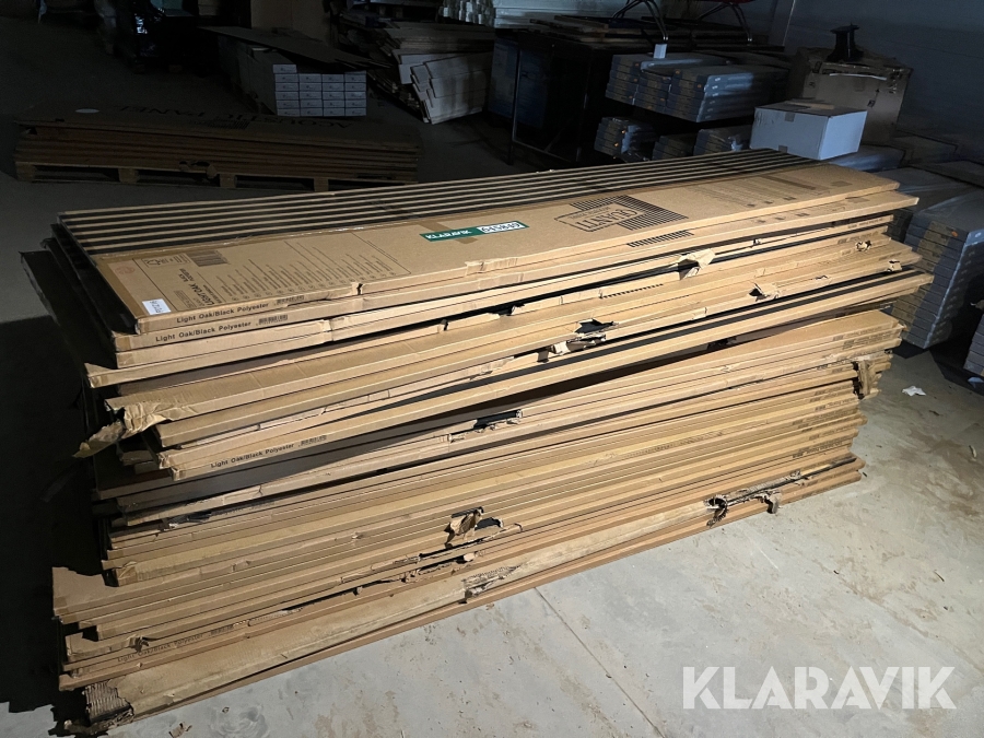 Akustik paneler Fibrotech Light Oak 38 stk