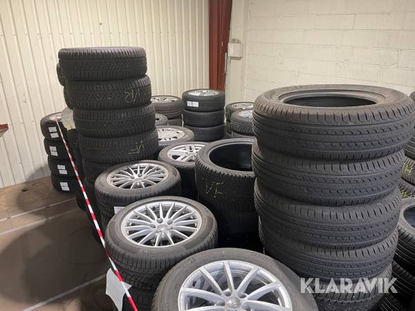 Komplethjul og dæk Audi/Volkswagen 28 sæt