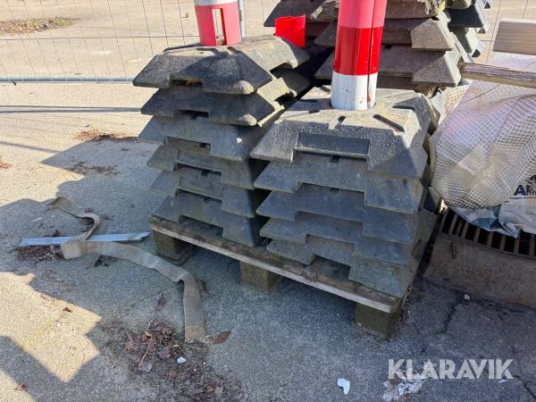 Plast/komposit med ballast 24 styks