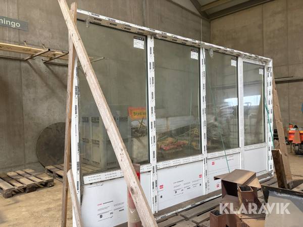 Vinduesparti med terrassedør. Rehau 1 styk