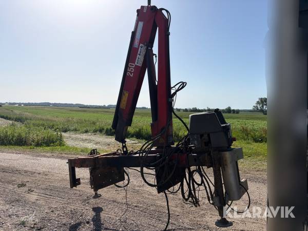 Kran HMF 252 T2 med 2 udskud - 1 styk