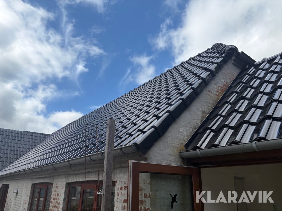Glaserede tagsten Koramic Narvik Glaseret tegl