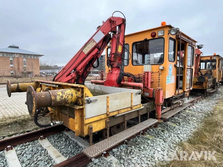 10 tons trolje med HMF kran