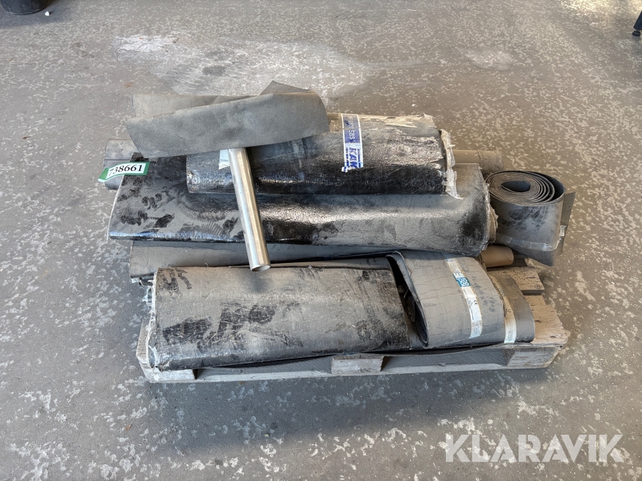 Blandet lot tagpap Icopal Og Katerpa - ca 17kvm, overlap og underpap