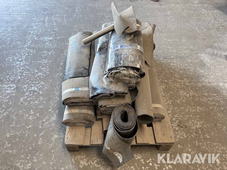 Blandet lot tagpap Icopal Og Katerpa - ca 17kvm, overlap og underpap