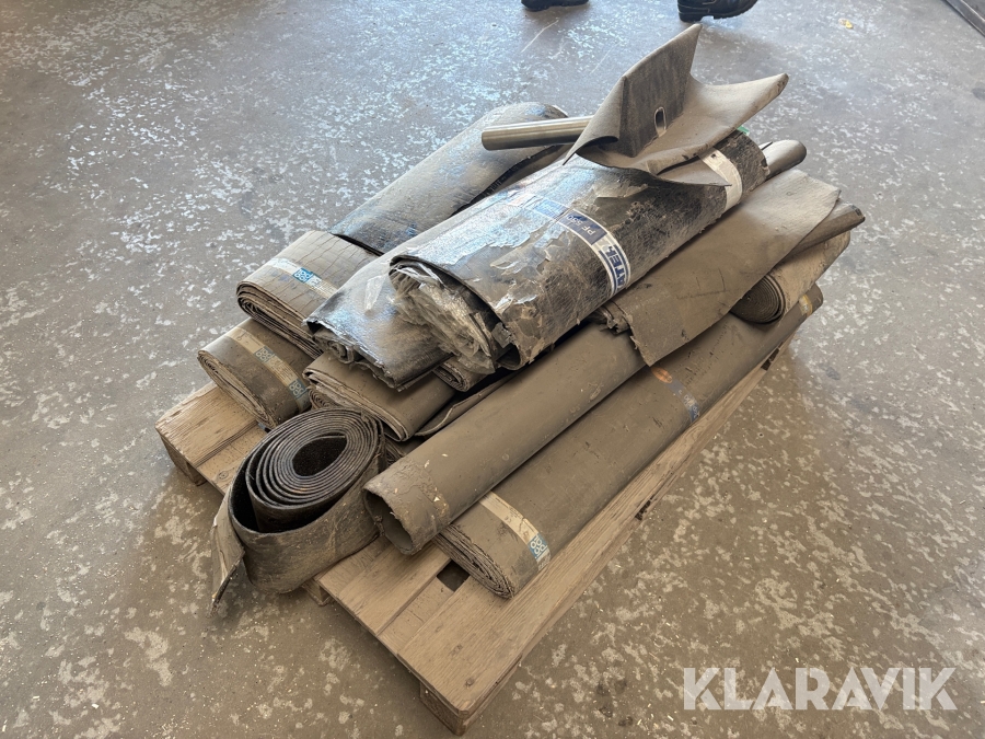 Blandet lot tagpap Icopal Og Katerpa - ca 17kvm, overlap og underpap